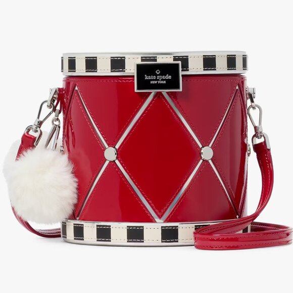 Kate Spade Oh What Fun 3D Toy Store Drum Clutch Satchel Crossbody Novelty Bag - Picture 1 of 10